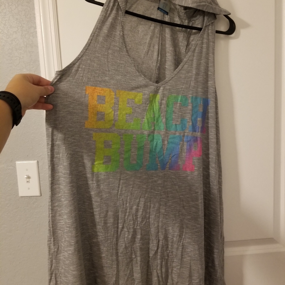 Maternity beach coverup
